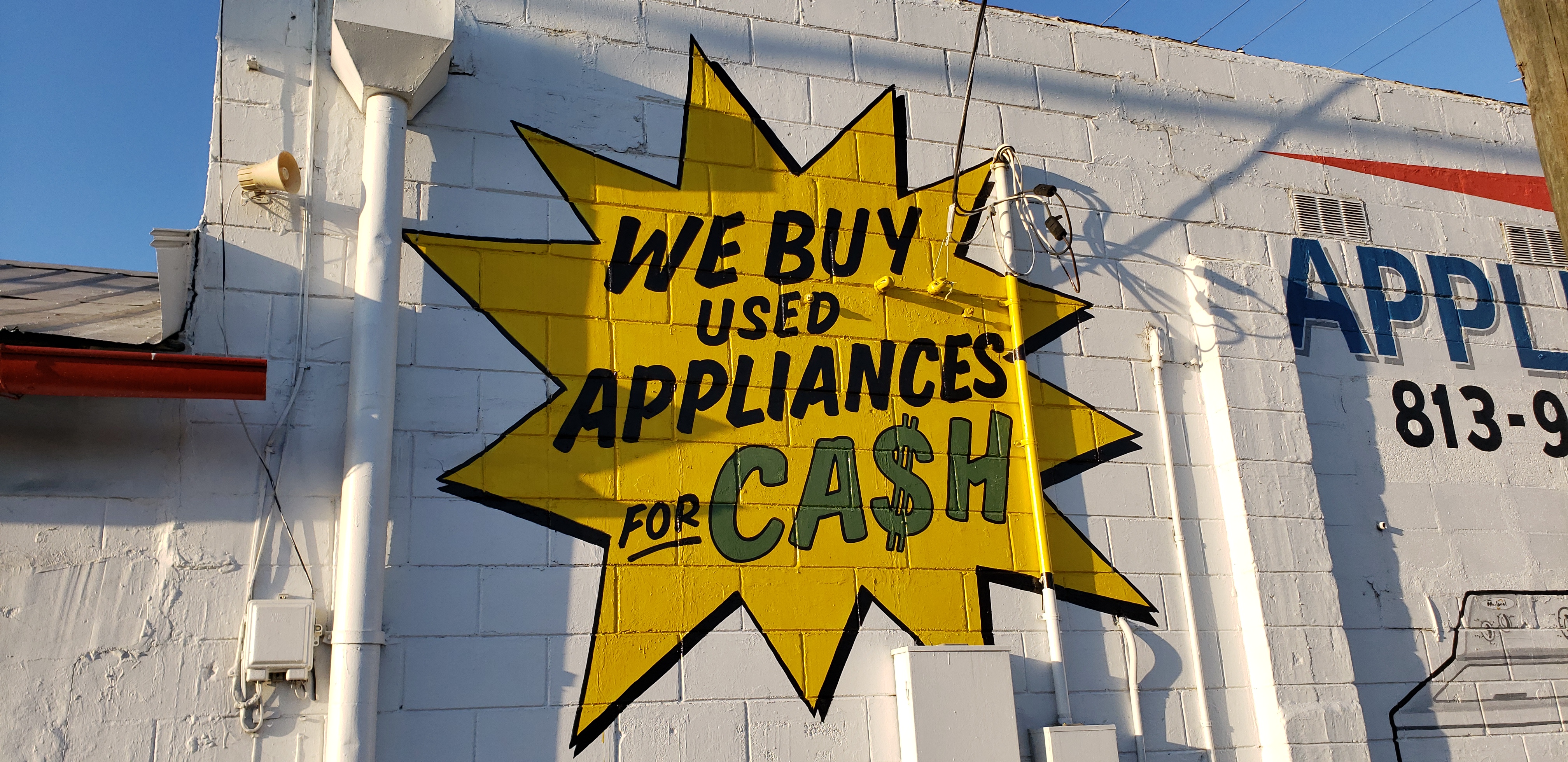 We buy used appliances for cash