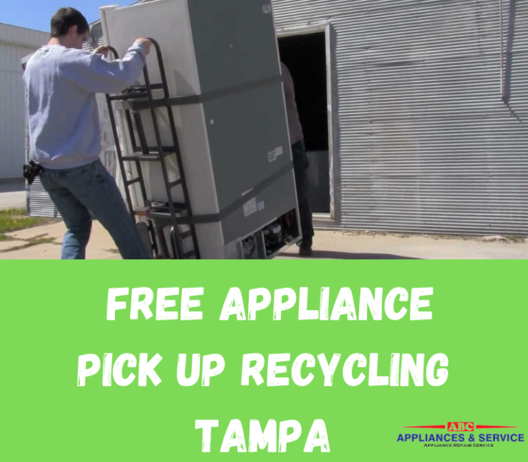 Free Appliance Pick Up Recycling Tampa FL Used Appliances For Sale