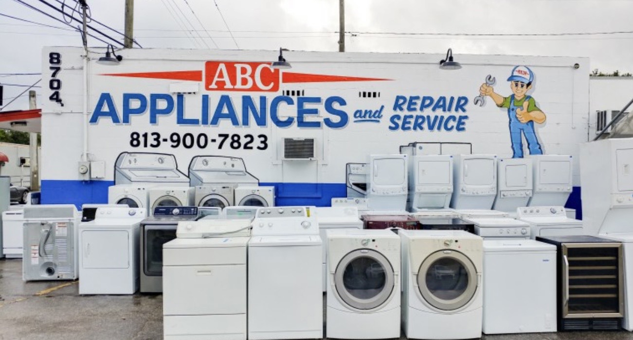 ABC Appliances store front at 8704 N Nebraska Ave Tampa FL