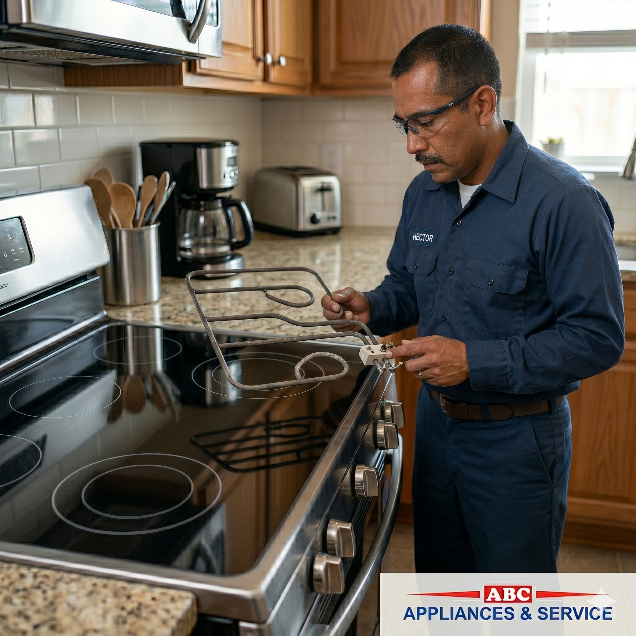 ABC Appliances oven and range repair technician Tampa FL