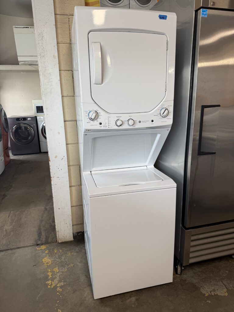 clean 24 inch stackable washer and dryer in tampa showroom